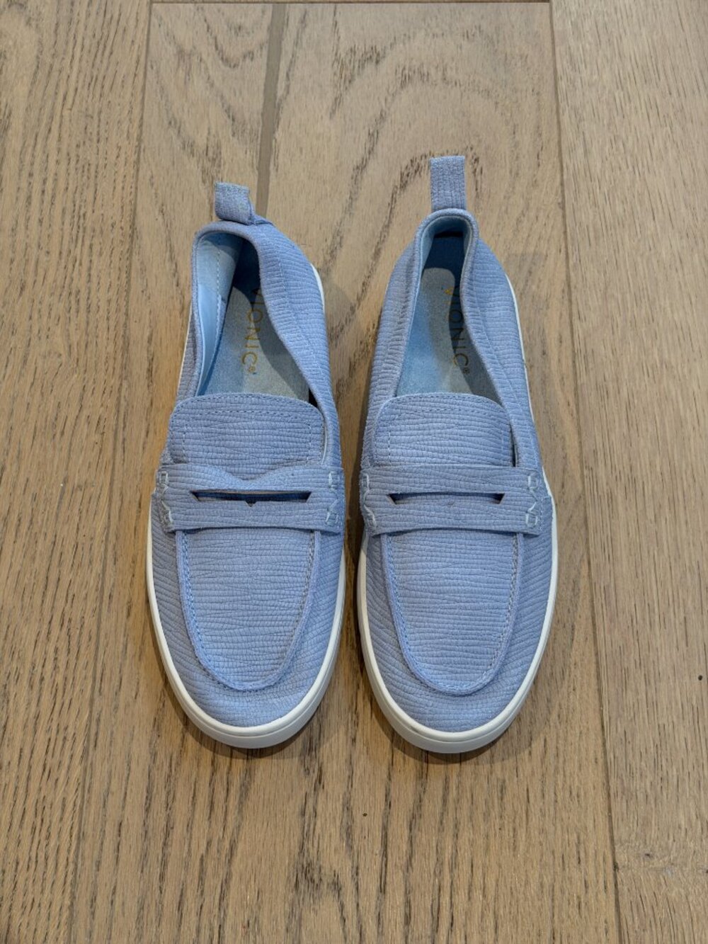 Vionic Uptown Loafers in Light Blue